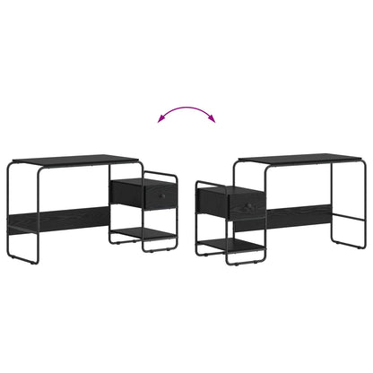 Office Desk With Storage 131.5x50x75.5cm