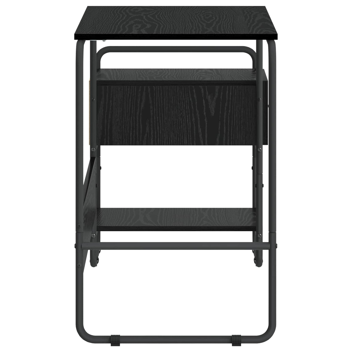 Office Desk With Storage 131.5x50x75.5cm
