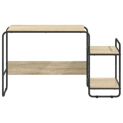 Office Desk Storage Oak 131.5x50x75.5cm