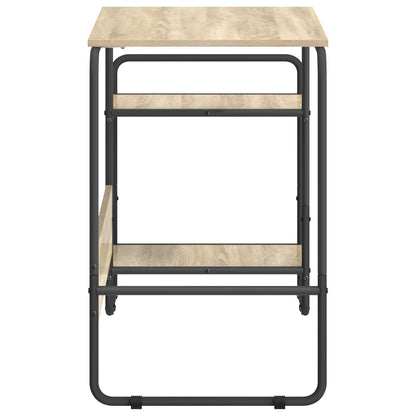 Office Desk Storage Oak 131.5x50x75.5cm