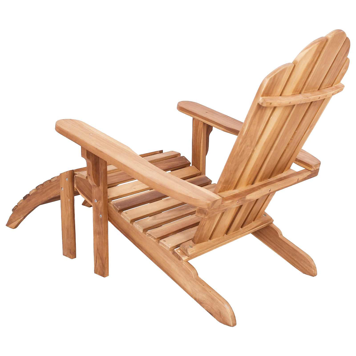 Natural Teak Adirondack Chair 78x155x94cm