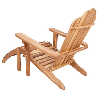 Natural Teak Adirondack Chair 78x155x94cm