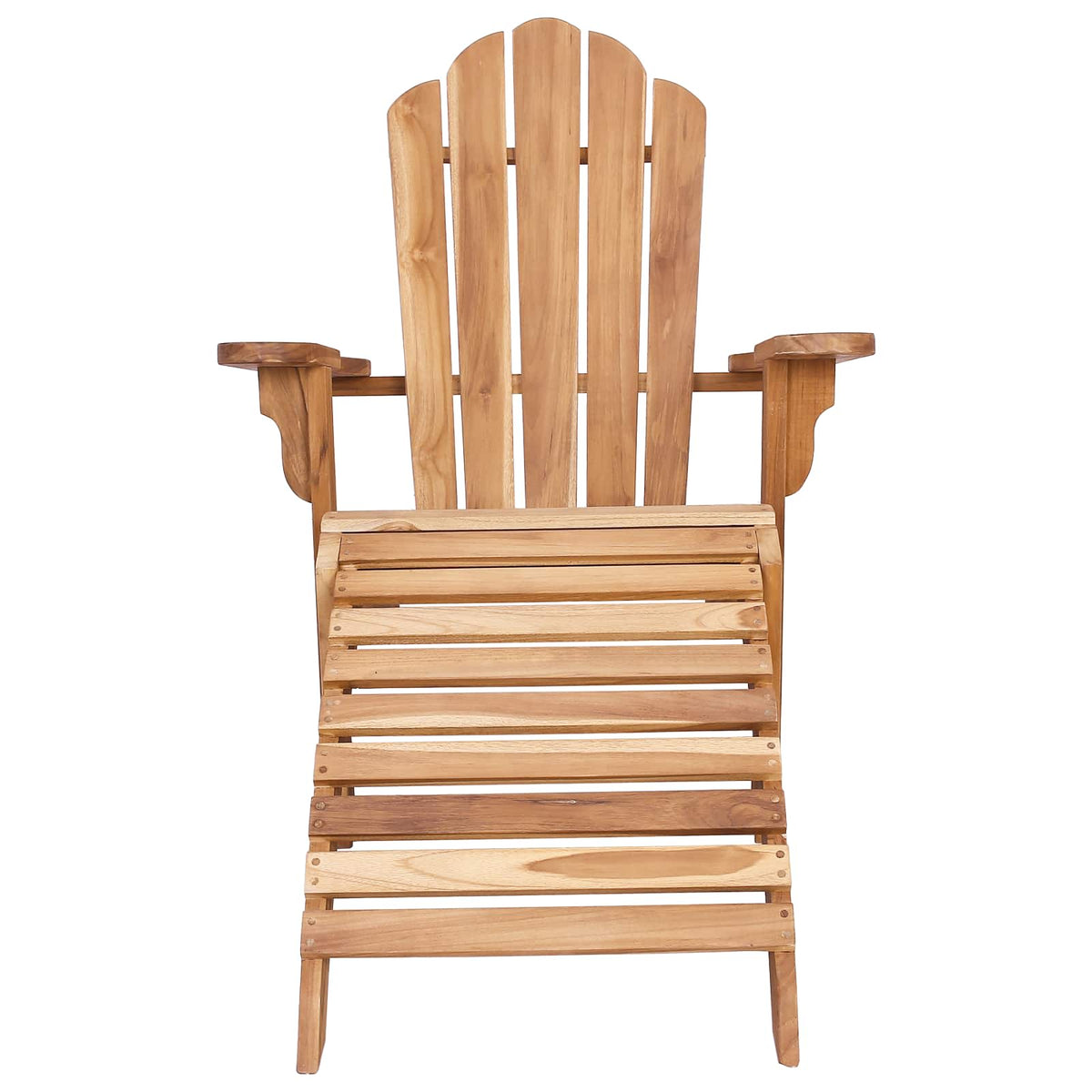 Natural Teak Adirondack Chair 78x155x94cm