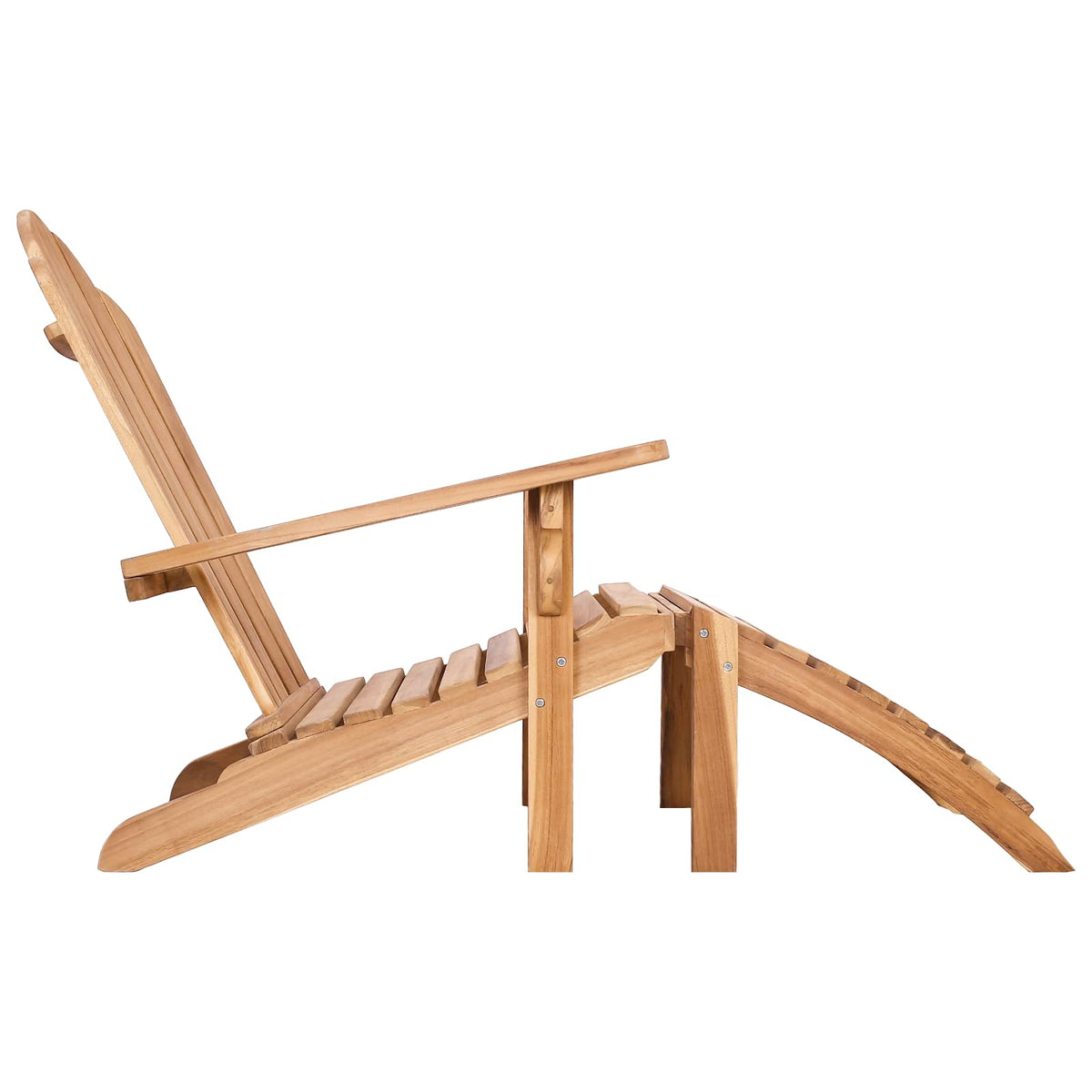 Natural Teak Adirondack Chair 78x155x94cm