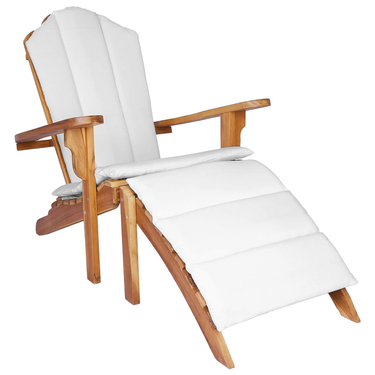 Teak Adirondack Chair Natural 78x155x94cm
