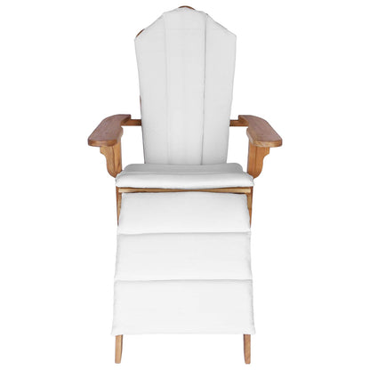 Teak Adirondack Chair Natural 78x155x94cm