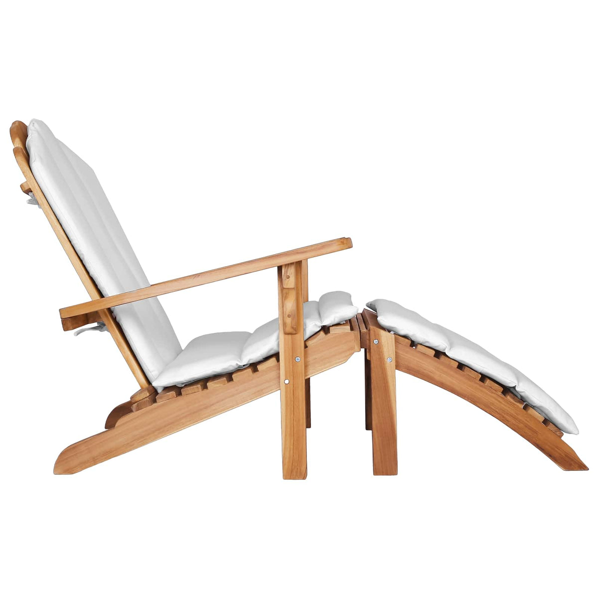 Teak Adirondack Chair Natural 78x155x94cm
