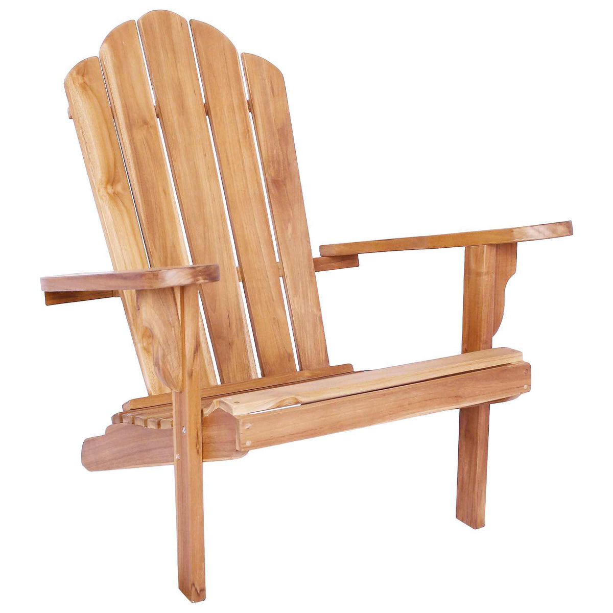 Outdoor Adirondack Chair Natural Timber 78x93x94cm