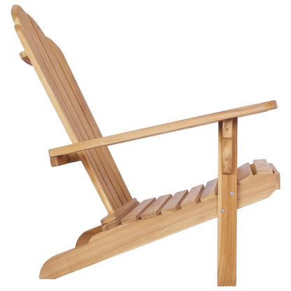 Outdoor Adirondack Chair Natural Timber 78x93x94cm
