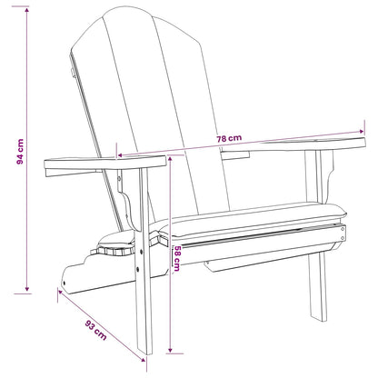 Natural Teak Outdoor Chair 78x93x94cm