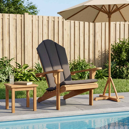 Natural Teak Adirondack Chair Outdoor 78x93x94cm