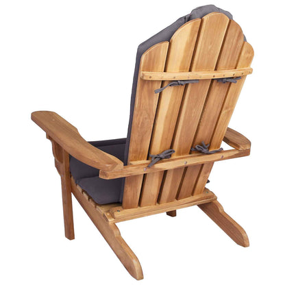 Natural Teak Adirondack Chair Outdoor 78x93x94cm
