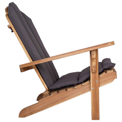 Natural Teak Adirondack Chair Outdoor 78x93x94cm
