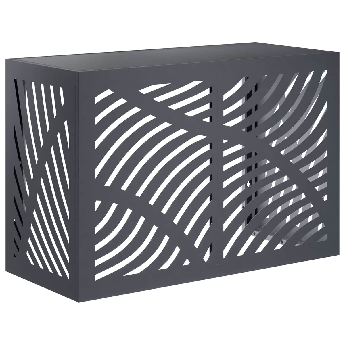 Air Conditioner Cover Steel Anthracite 90x40x60cm