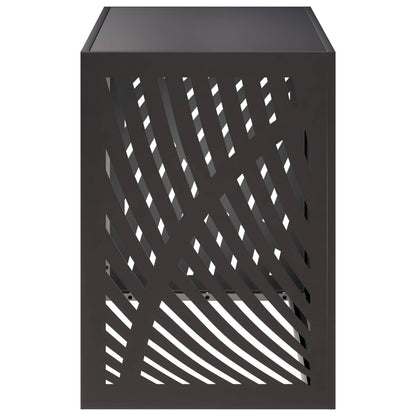 Air Conditioner Cover Steel Black 100x50x70cm