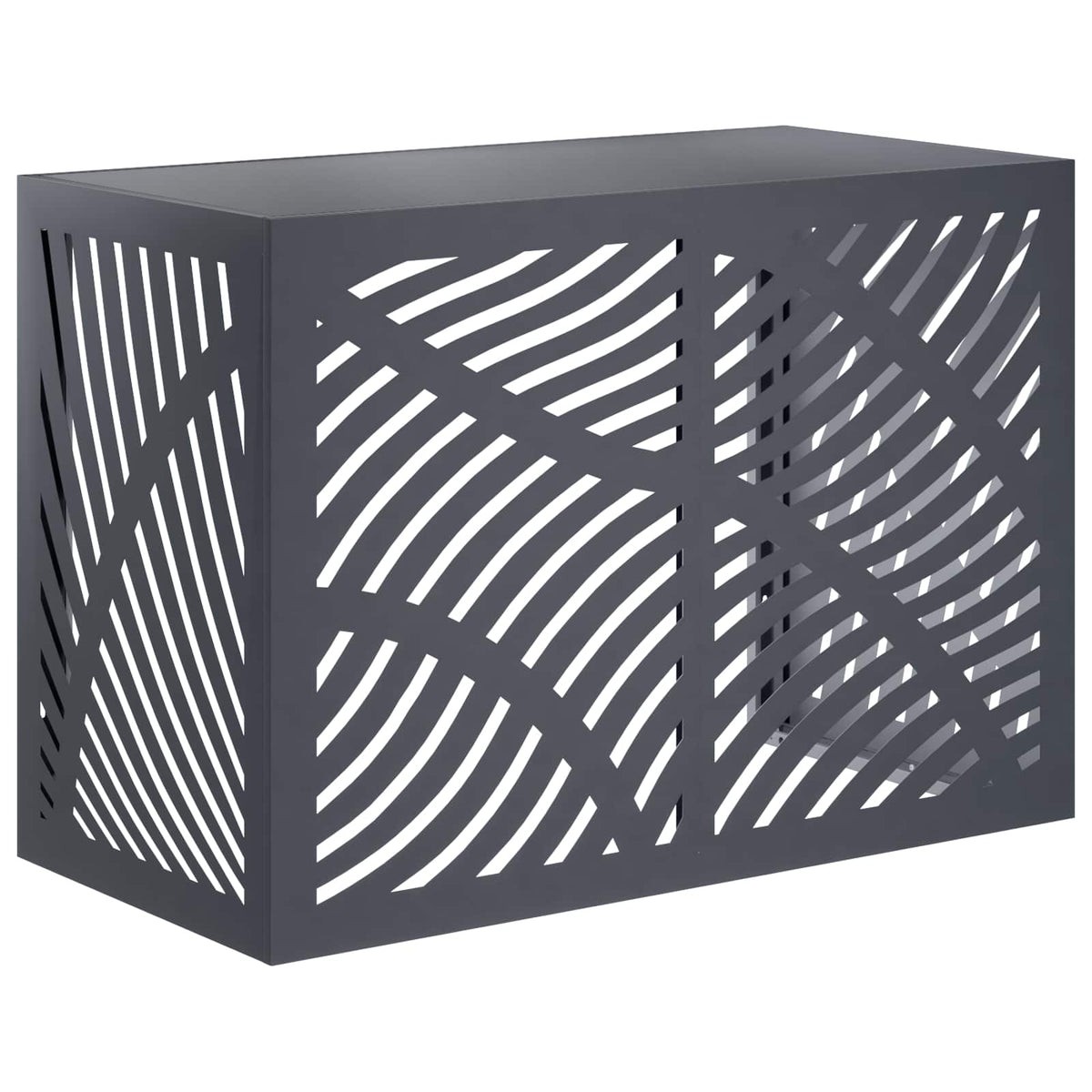 Air Conditioner Cover Steel Anthracite 100x50x70cm
