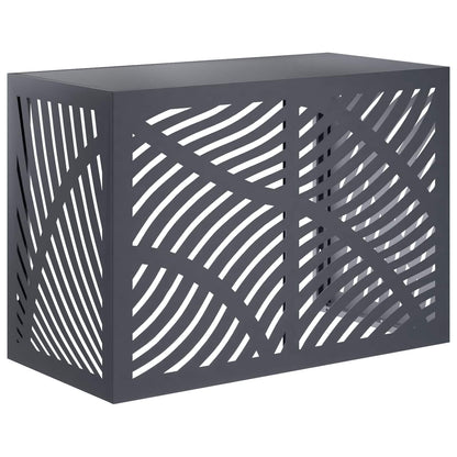 Air Conditioner Cover Steel Anthracite 100x50x70cm