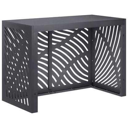 Air Conditioner Cover Steel Anthracite 100x50x70cm