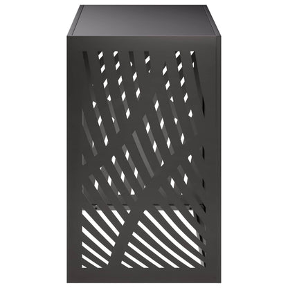 Air Conditioner Cover Steel Black 110x50x80cm