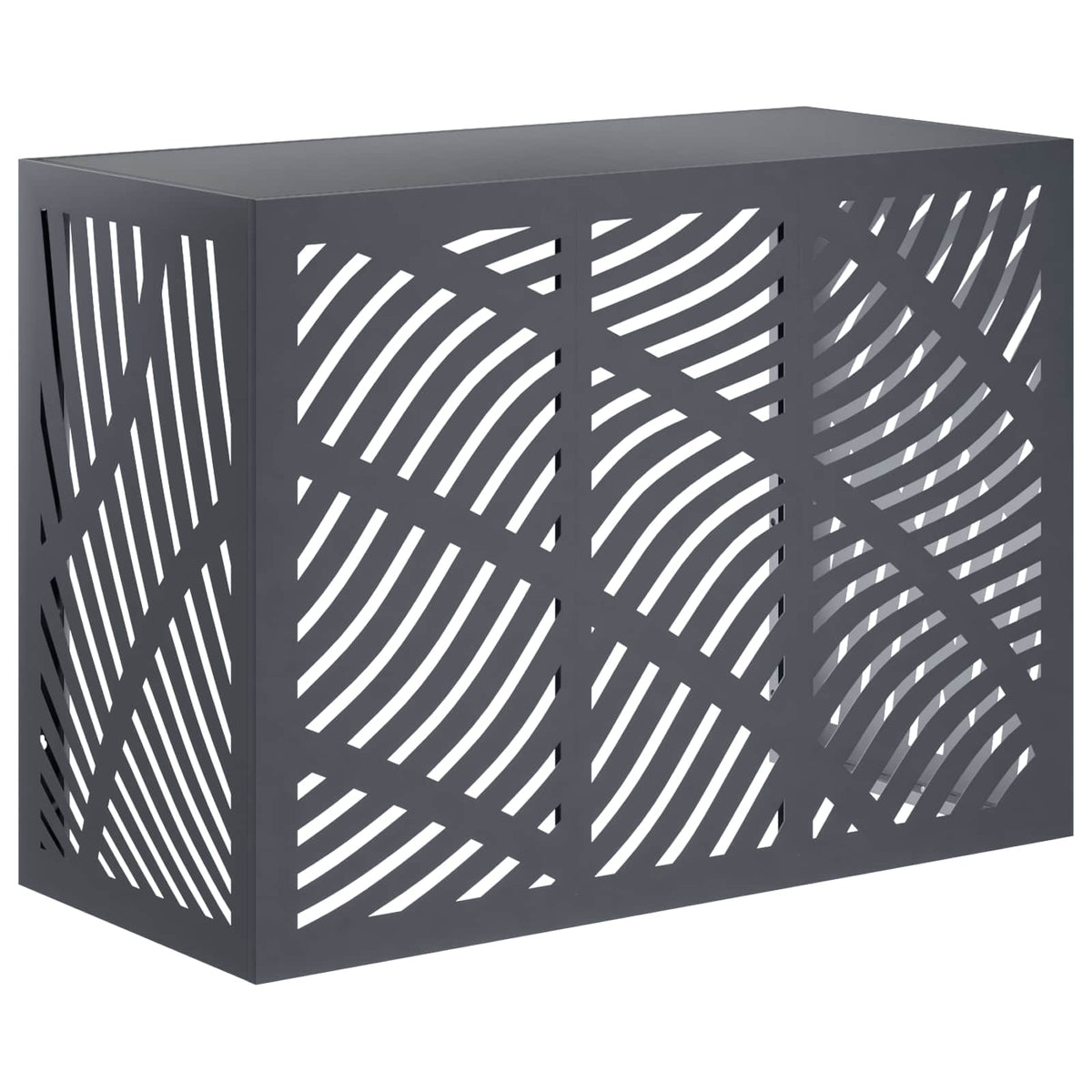 Air Conditioner Cover Steel Anthracite 110x50x80cm