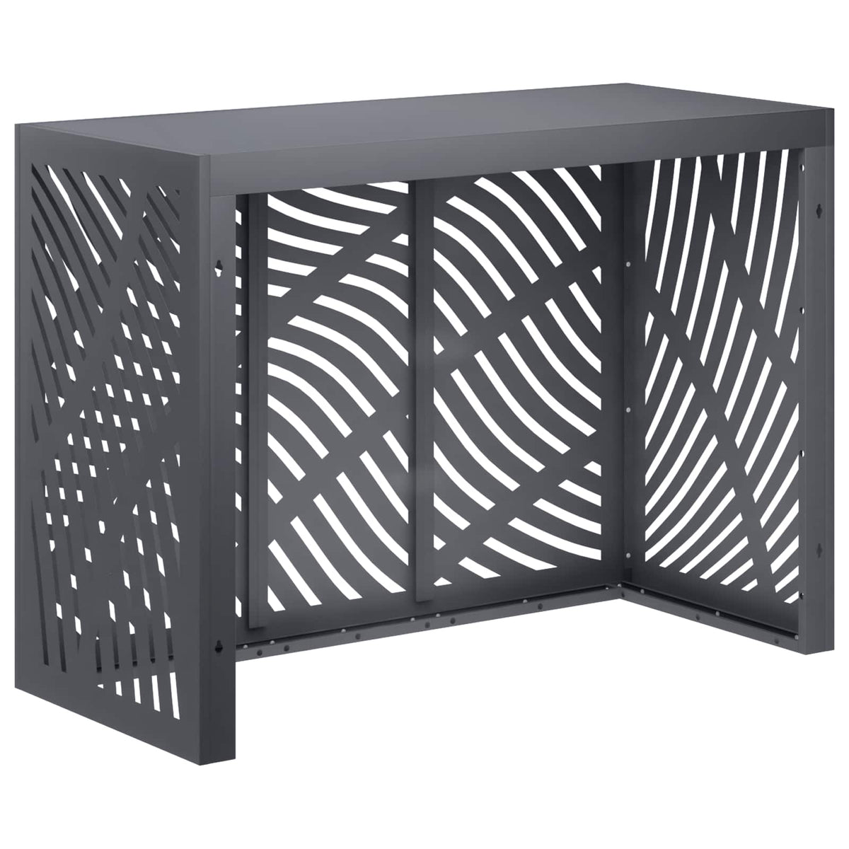 Air Conditioner Cover Steel Anthracite 110x50x80cm