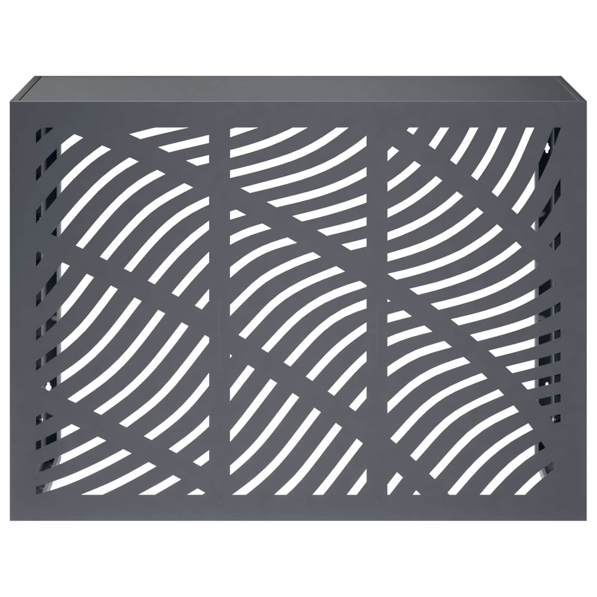 Air Conditioner Cover Steel Anthracite 110x50x80cm