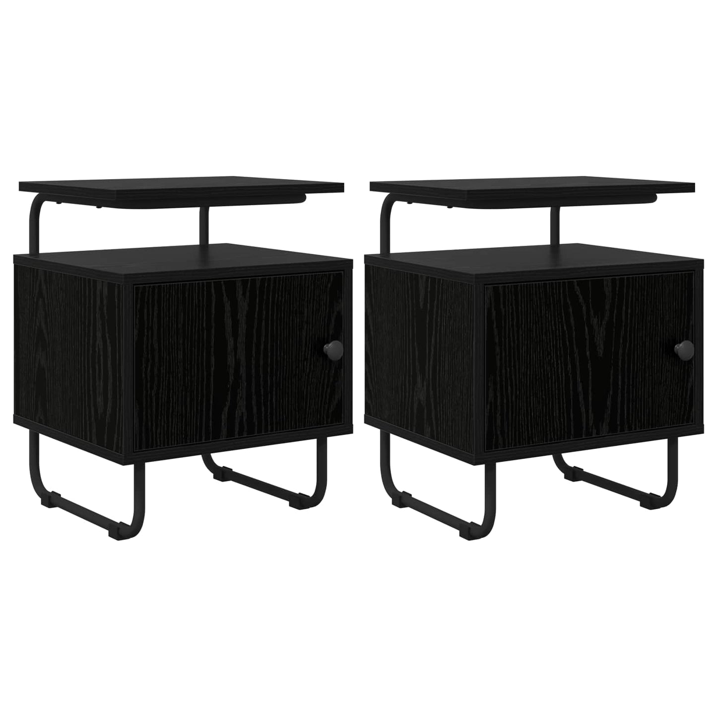 Black Oak Bedside Tables Set of 2 | HomeAndLiving