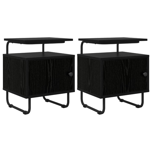 Black Oak Bedside Tables Set of 2 | HomeAndLiving