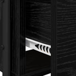 Black Oak Dressing Table Drawer Mirror | HomeAndLiving
