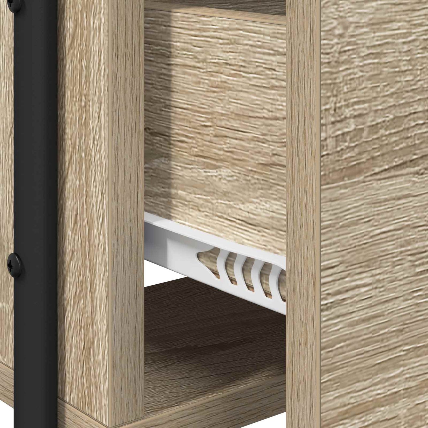 Dressing Table Sonoma Oak 2 Drawer Mirror | HomeAndLiving - 8