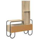 Dressing Table Sonoma Oak 2 Drawer Mirror | HomeAndLiving