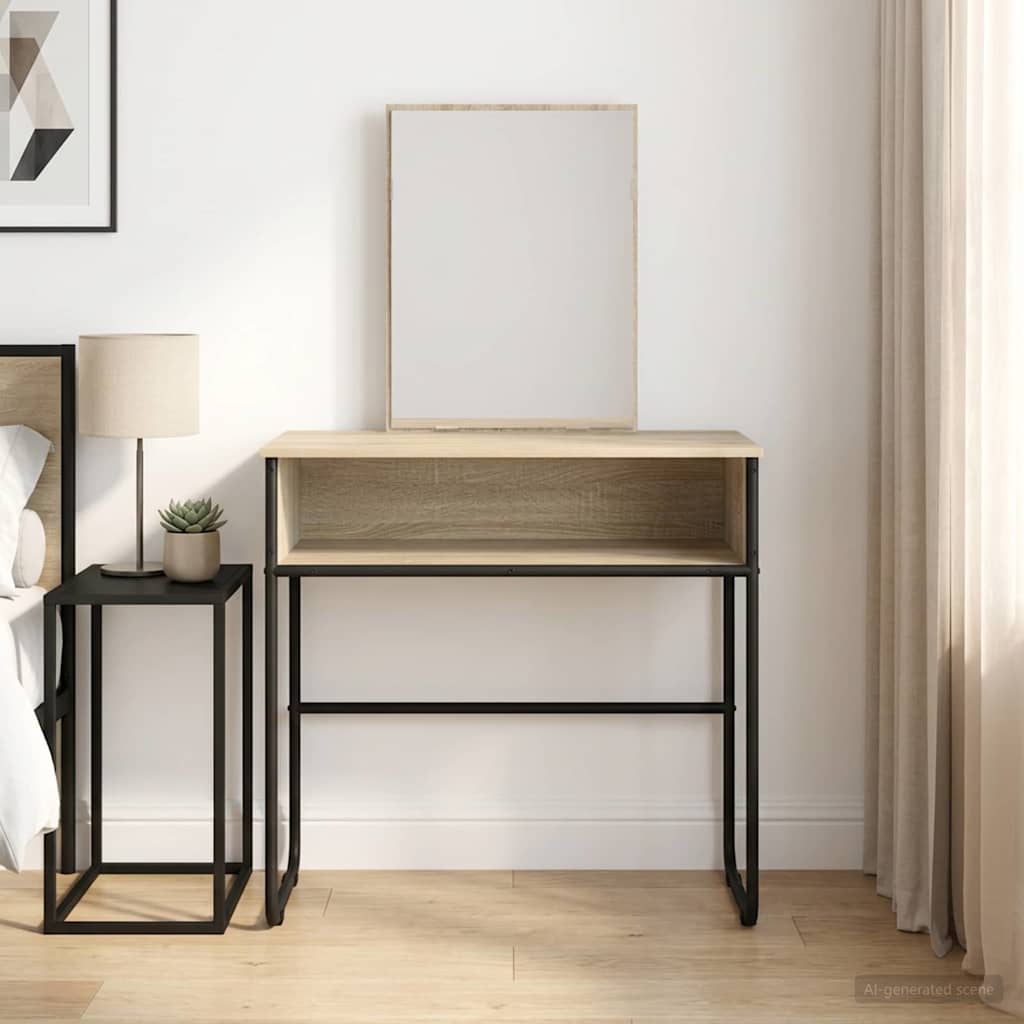 Sonoma Oak Dressing Table 81x40x131cm | HomeAndLiving