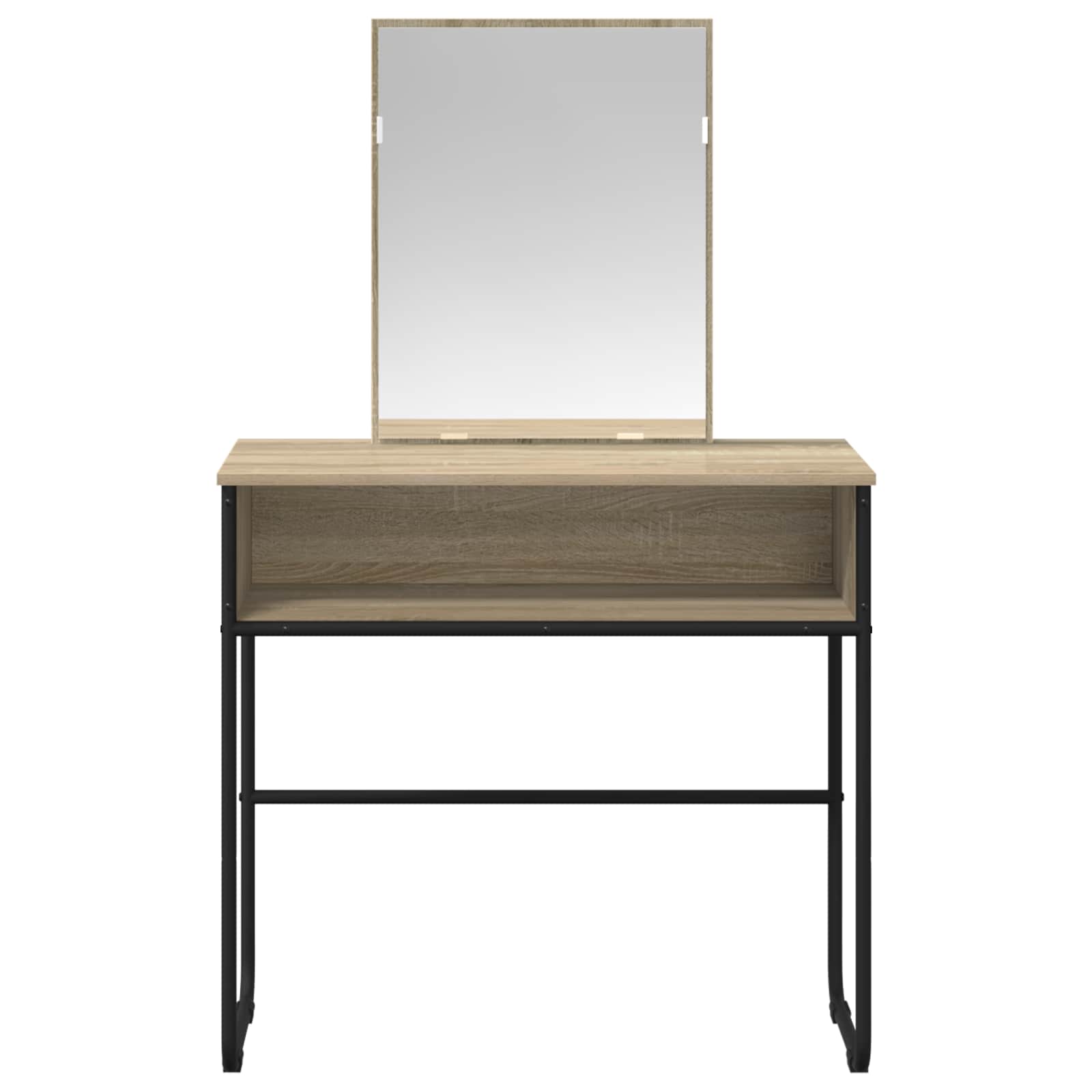 Sonoma Oak Dressing Table 81x40x131cm | HomeAndLiving - 4