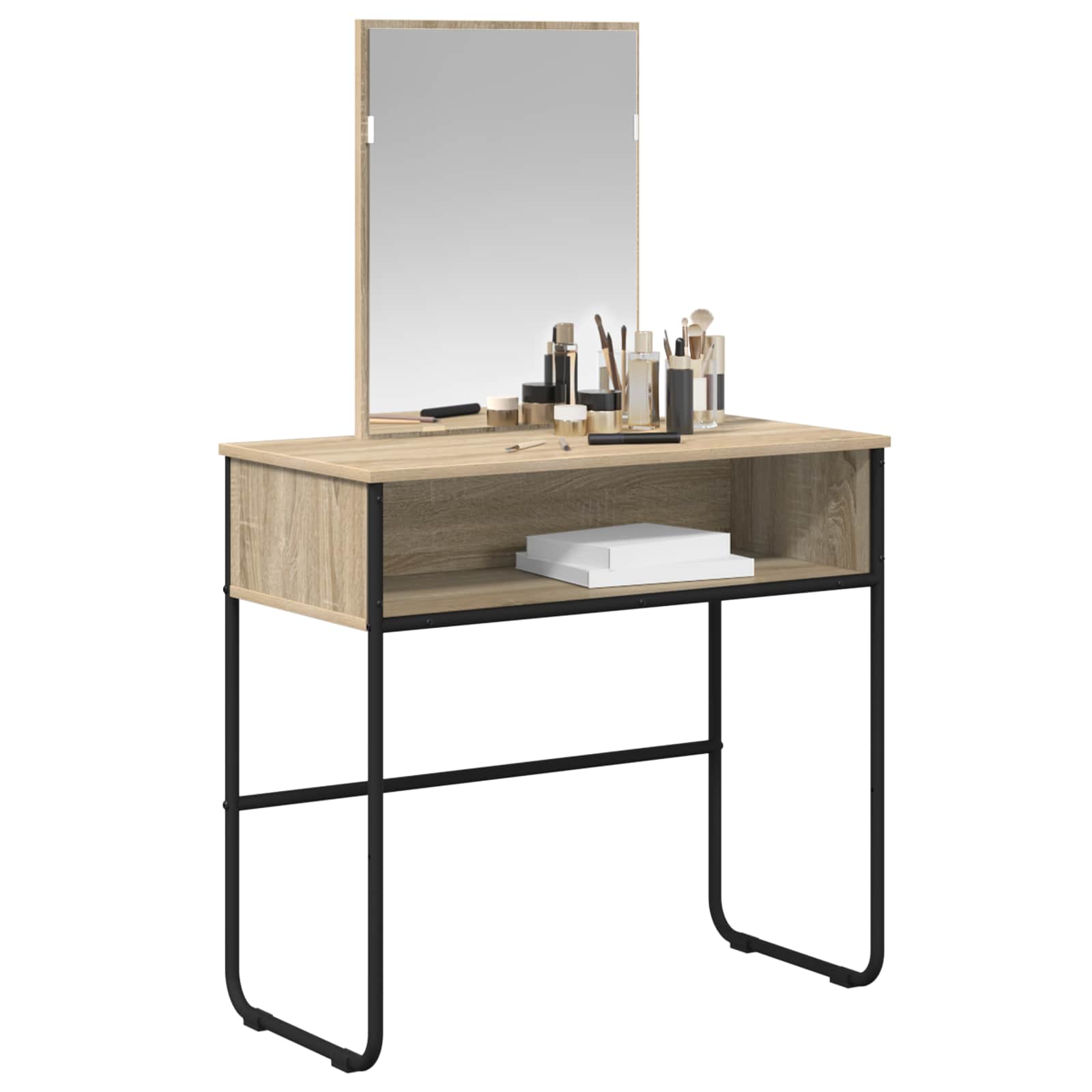 Sonoma Oak Dressing Table 81x40x131cm | HomeAndLiving - 3
