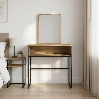 Artisan Oak Dressing Table 81cm Mirror | HomeAndLiving