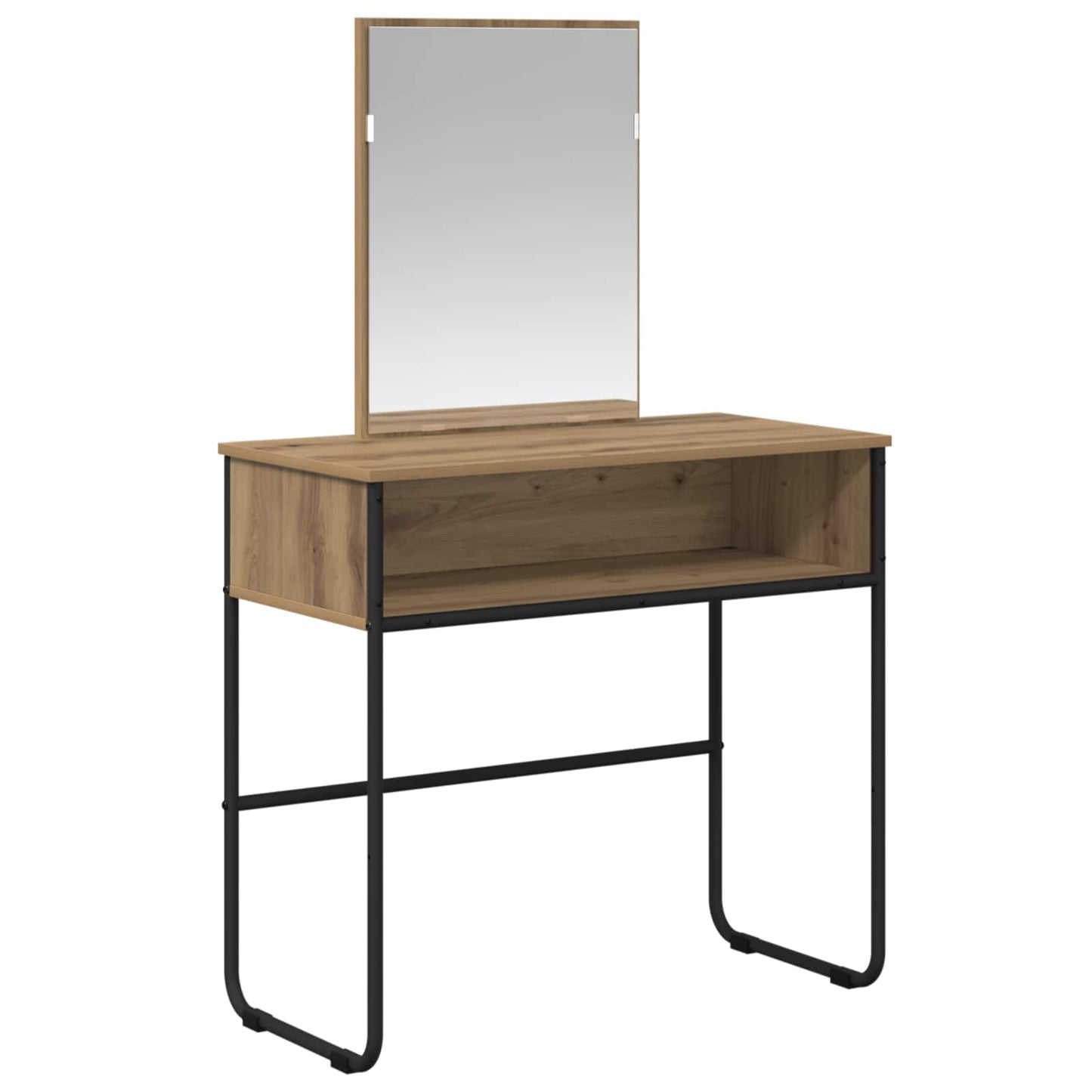 Artisan Oak Dressing Table 81cm Mirror | HomeAndLiving - 2