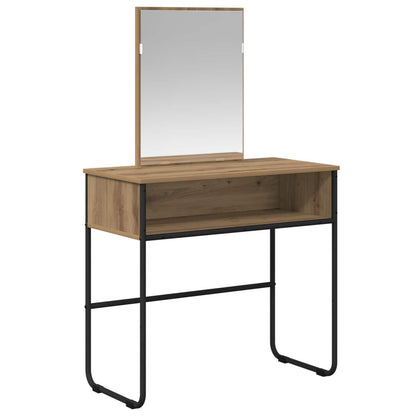 Artisan Oak Dressing Table 81cm Mirror | HomeAndLiving - 2