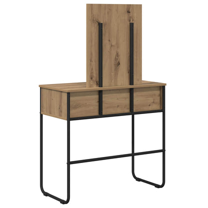 Artisan Oak Dressing Table 81cm Mirror | HomeAndLiving - 6