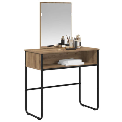 Artisan Oak Dressing Table 81cm Mirror | HomeAndLiving - 3