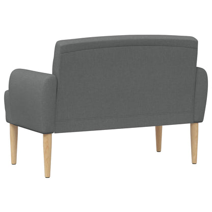 Button Tufted Loveseat Dark Grey Velvet | HomeAndLiving - 5
