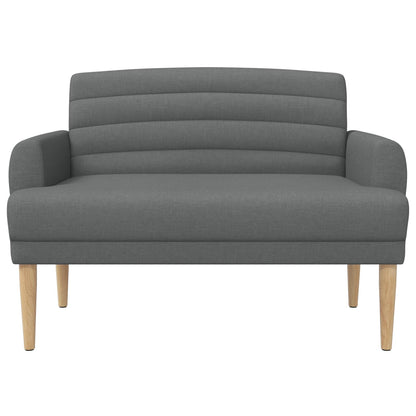 Button Tufted Loveseat Dark Grey Velvet | HomeAndLiving - 3