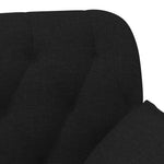 Button Tufted Loveseat Black Velvet 2 Seater | HomeAndLiving
