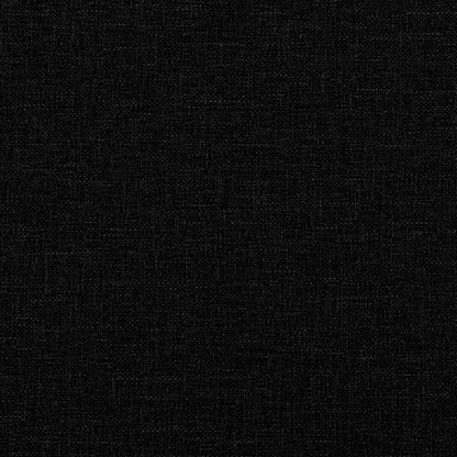 Button Tufted Loveseat Black Velvet 2 Seater - 111×68×80cm - 9