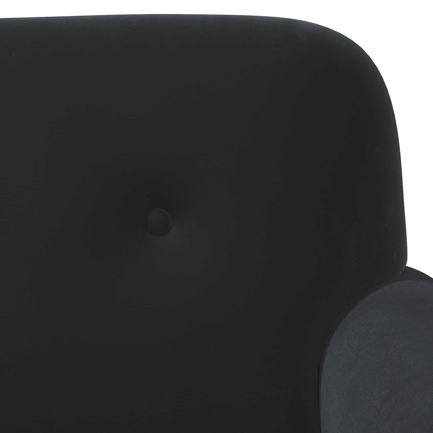 Black Velvet Button Tufted Loveseat Sofa | HomeAndLiving - 7