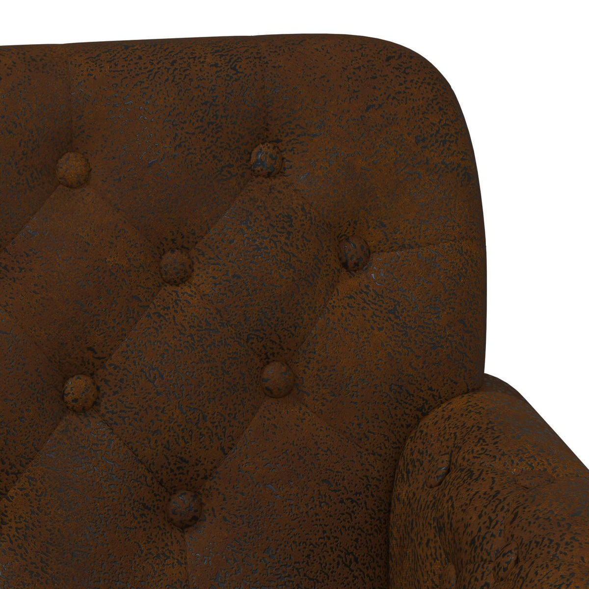 Button Tufted Loveseat Brown 2 Seater | HomeAndLiving - 7