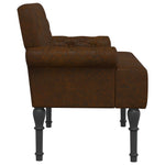 Button Tufted Loveseat Brown 2 Seater | HomeAndLiving