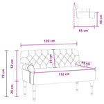Button Tufted Loveseat Brown 2 Seater | HomeAndLiving