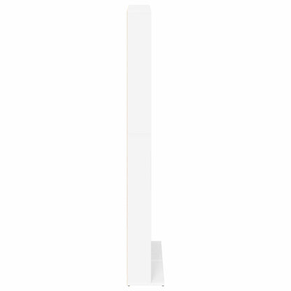 Media Cabinet White Engineered Wood 65 cm x 23.5 cm x 175 cm