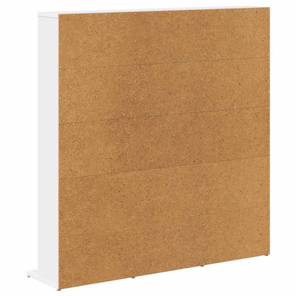 White Media Cabinet Storage 96 cm x 23.5 cm x 97.5 cm