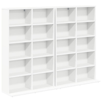 White Media Cabinet Storage 65 cm x 23.5 cm x 97.5 cm
